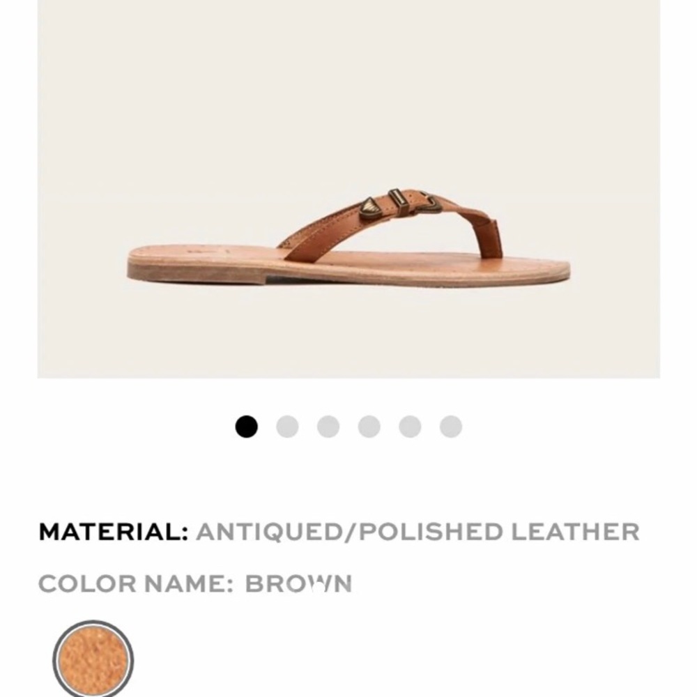 Frye Ally Western Flip Flops